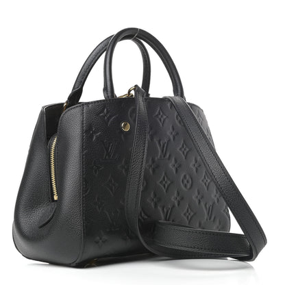 Louis Vuitton Empreinte Montaigne BB Black 4 of 12
