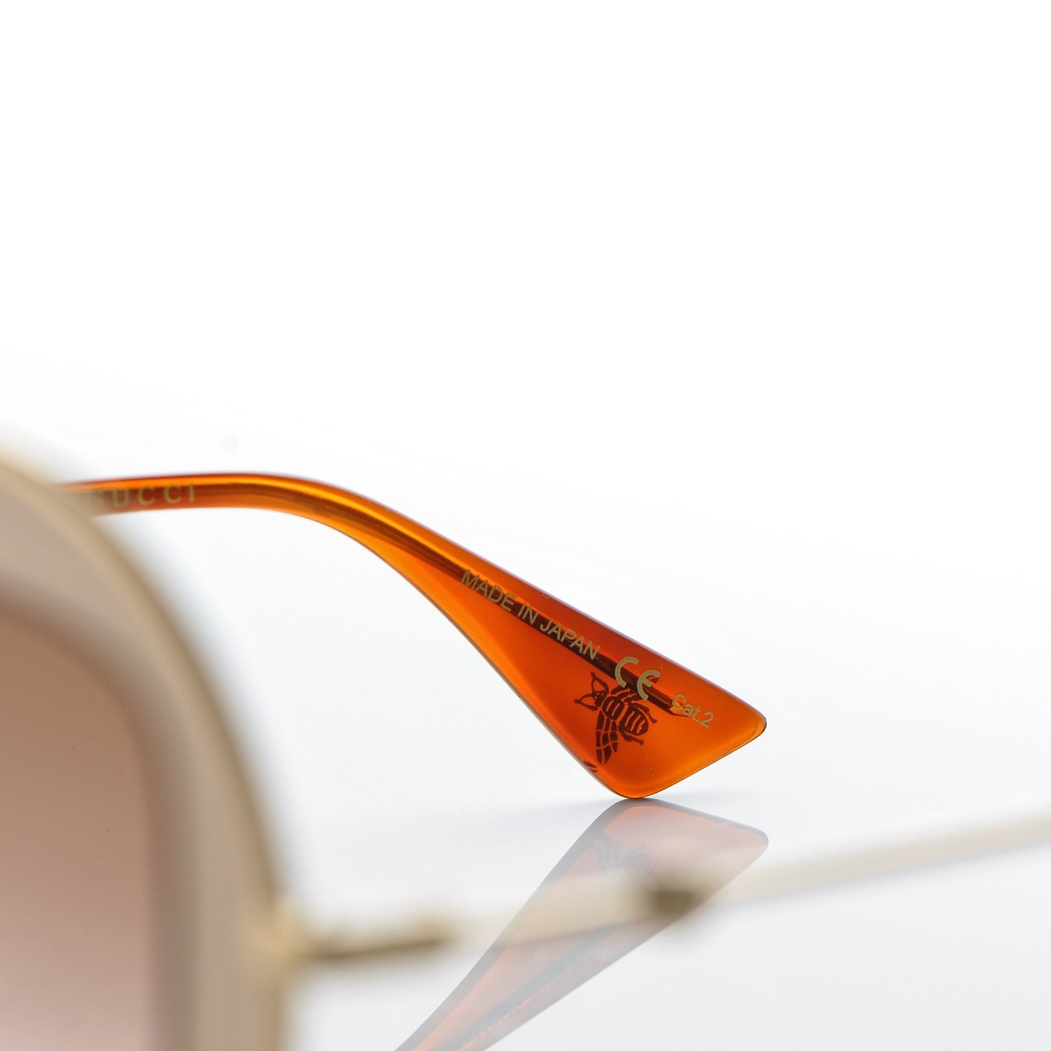 Gucci GG Sunglasses 0105S Beige 7 of 9