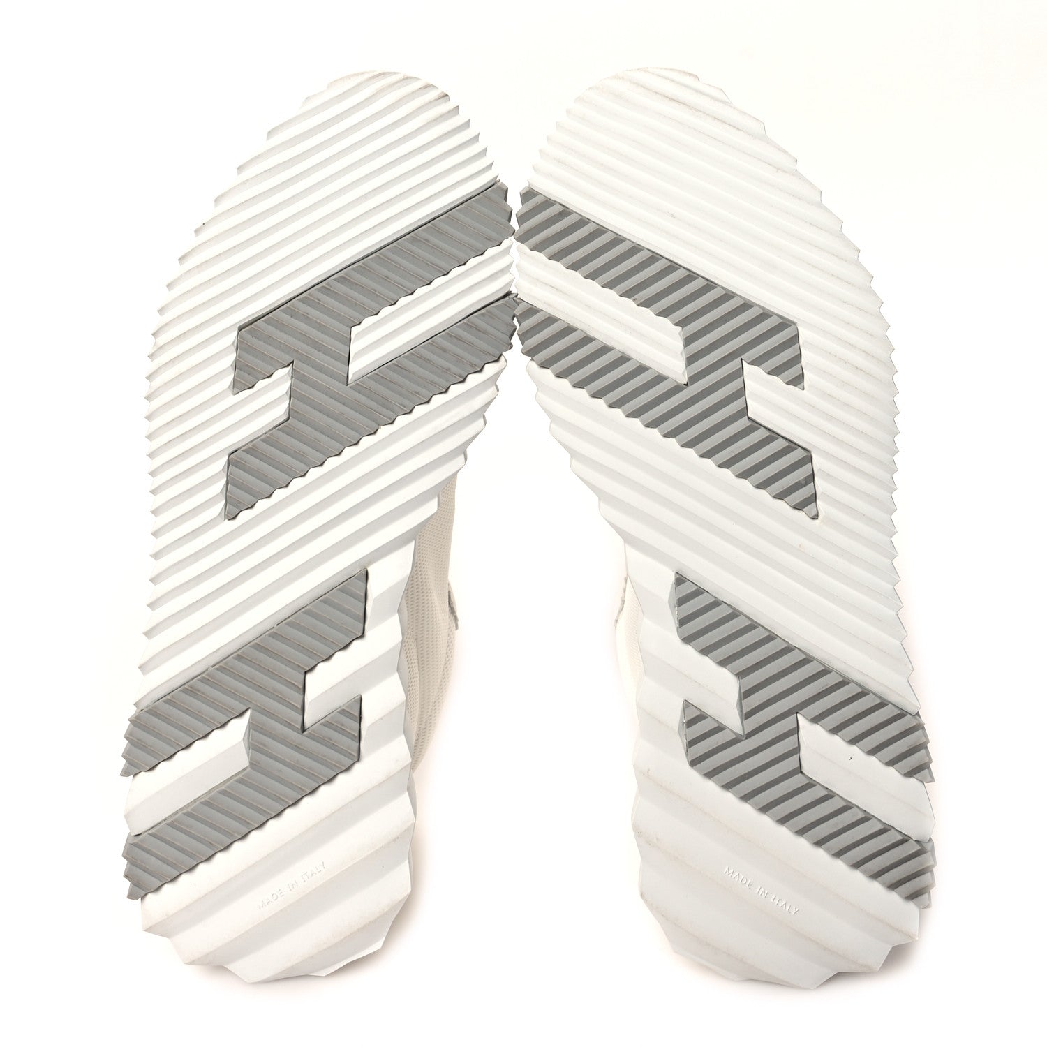 Hermes Mesh Suede Goatskin Mens Bouncing Sneakers 42 White 5 of 9