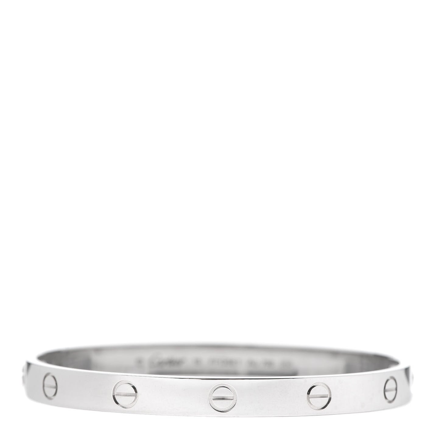 18K White Gold LOVE Bracelet 18