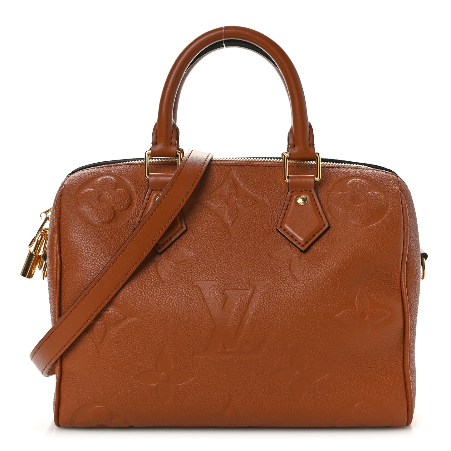 Empreinte Monogram Giant Speedy Bandouliere 25 Cognac