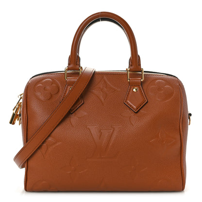 Louis Vuitton Empreinte Monogram Giant Speedy Bandouliere 25 Cognac 1 of 9