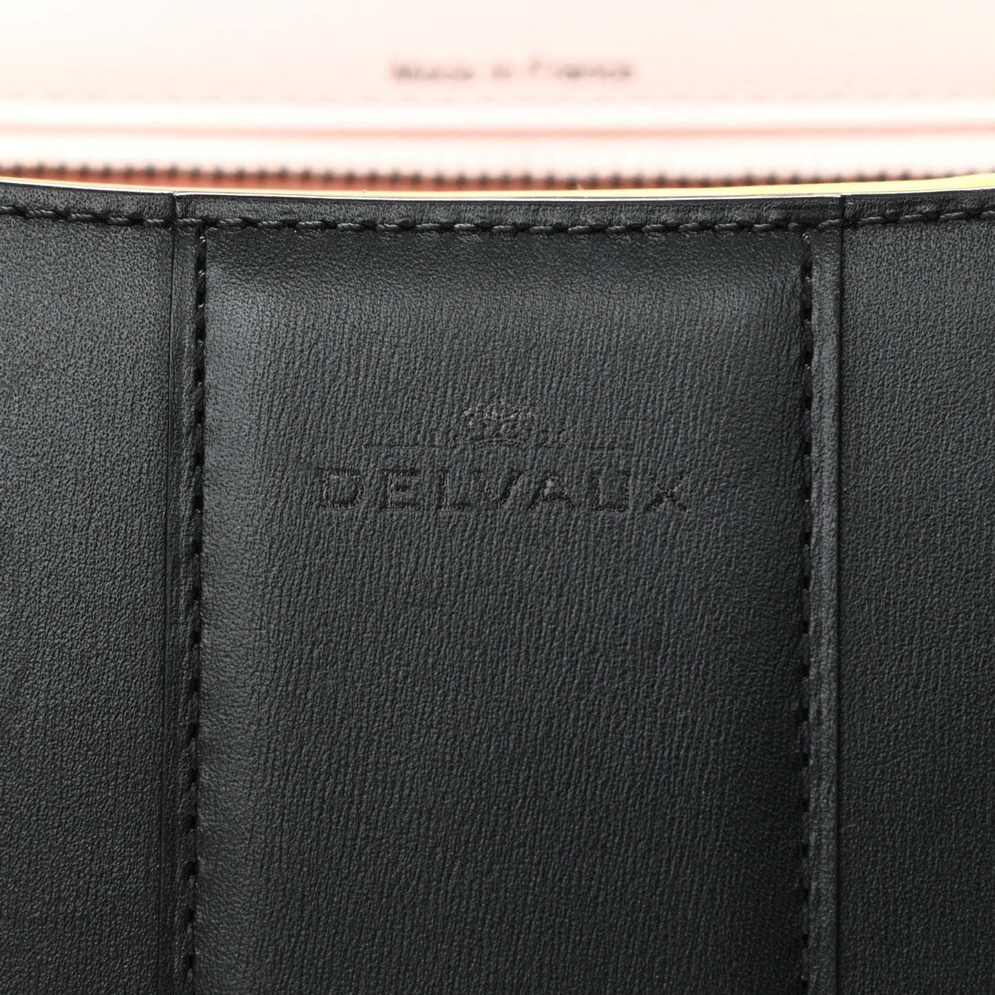 Boxed Calfskin MM Magic Brillant Satchel Black Multicolor
