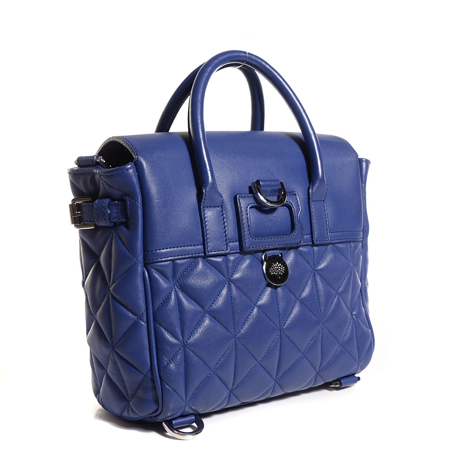 Mulberry Nappa Quilted Mini Cara Delevingne Convertible Bag Indigo 4 of 13