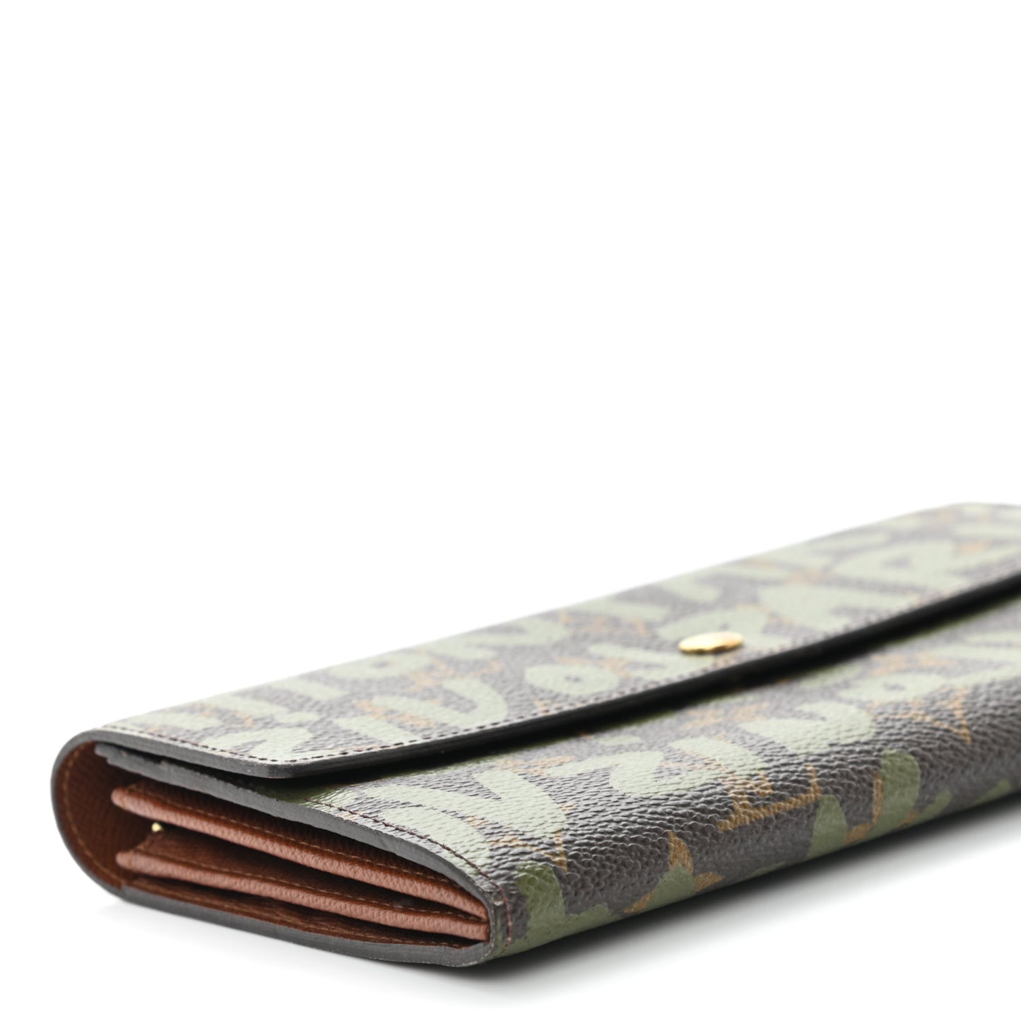 Monogram Graffiti Porte-Monnaie Wallet Kaki