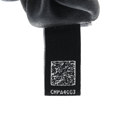 Chanel Silk CC Hair Tie Black Ecru 5 of 7