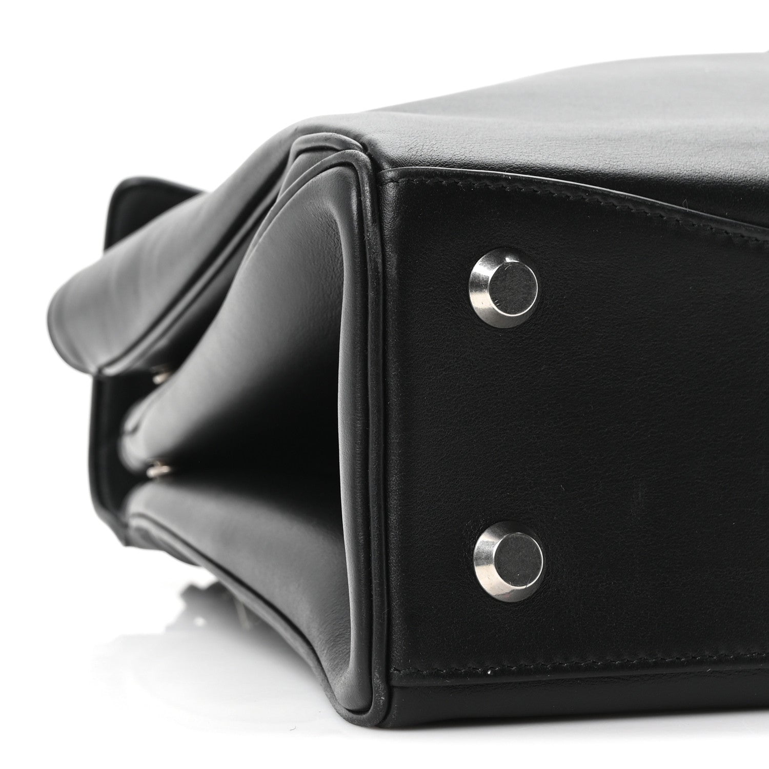 Balenciaga Natural Smooth Calfskin Medium Rodeo Top Handle Handbag Black 8 of 9