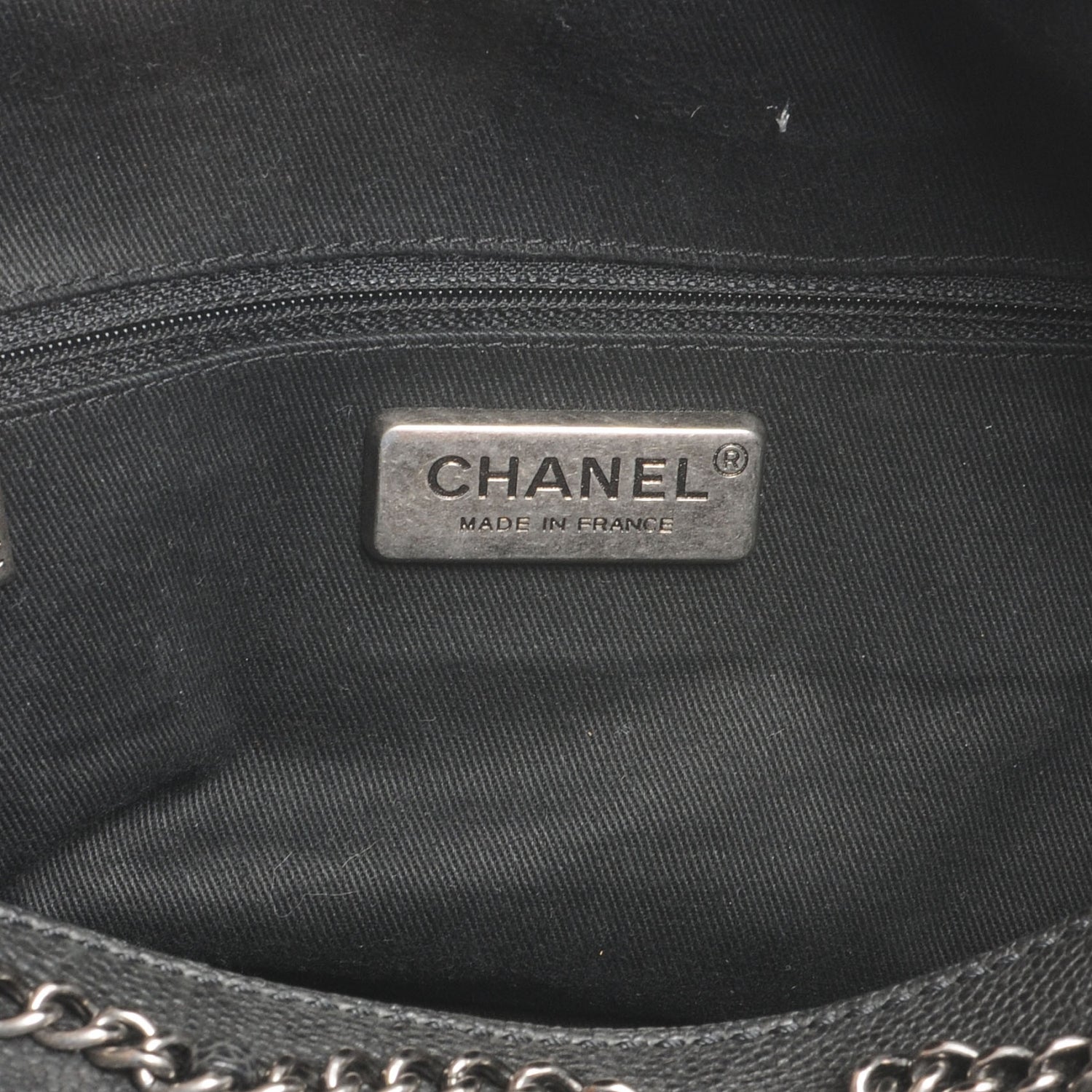 Chanel Caviar Large Outdoor Hobo Black 5 of 7