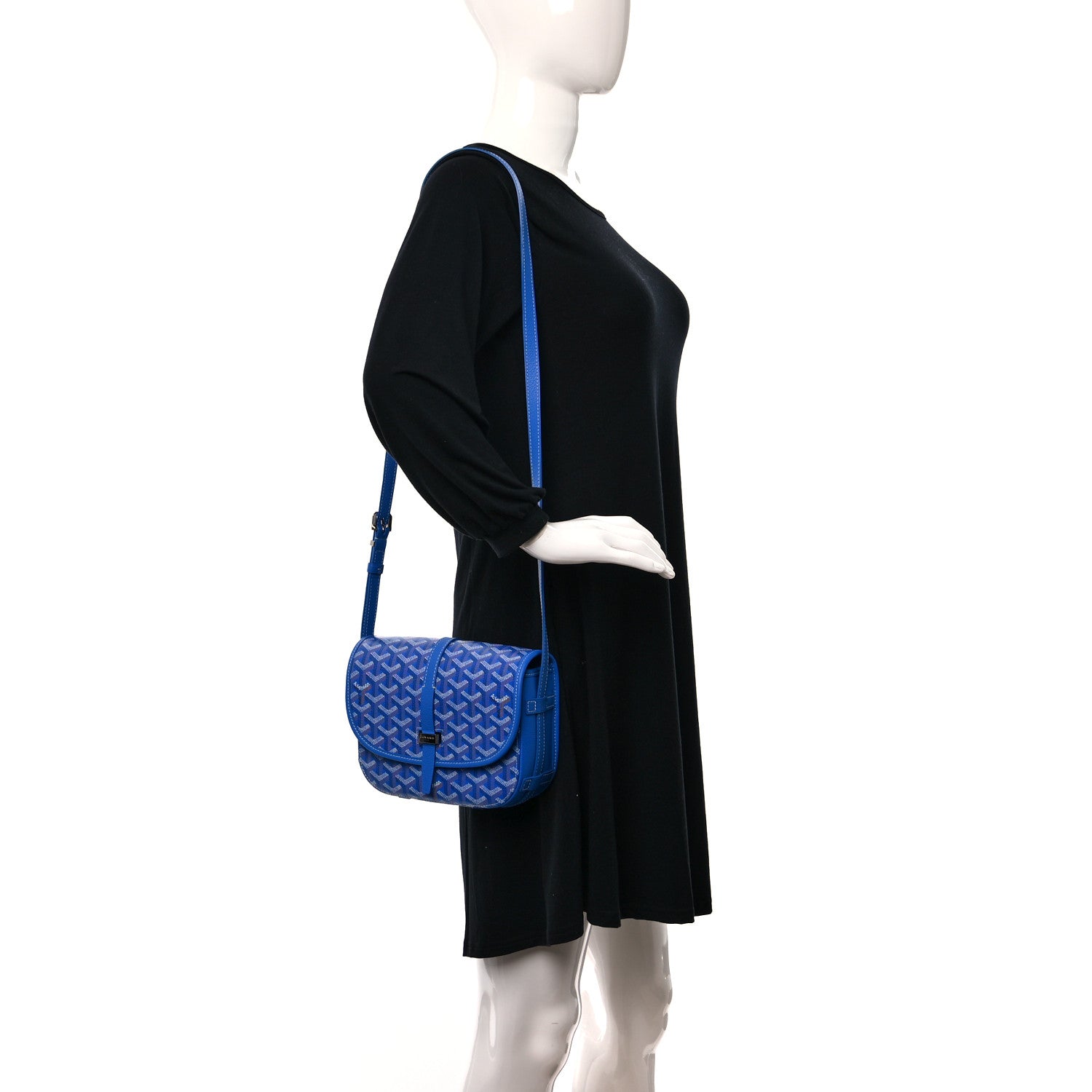 Goyard Goyardine Belvedere II PM Messenger Bag Sky Blue 2 of 9
