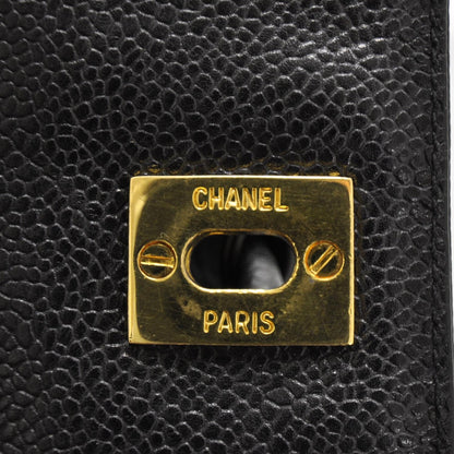 Chanel Caviar Drawstring Shoulder Bag Black 10 of 11