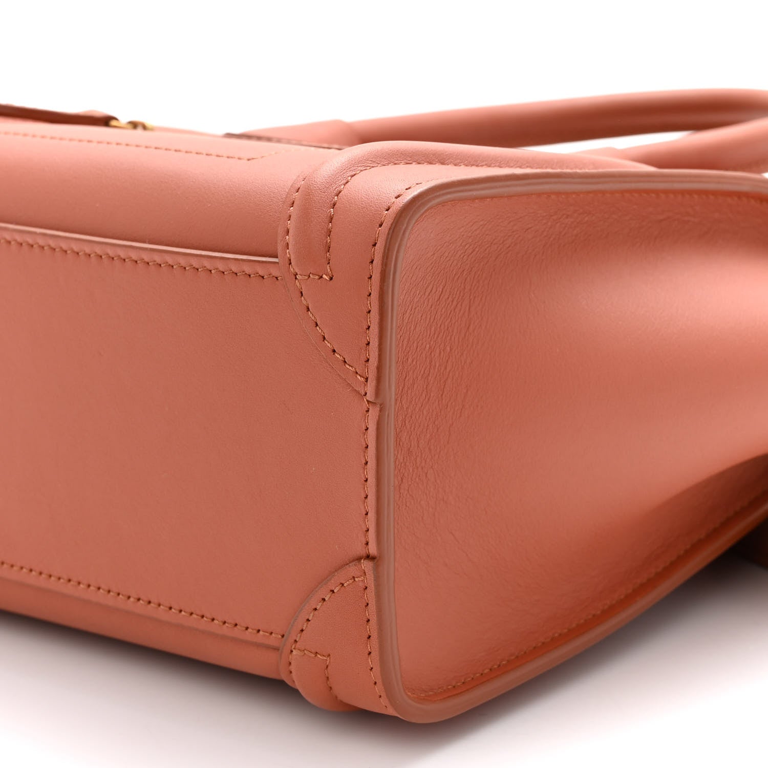 Celine Smooth Calfskin Nano Luggage Terracotta 11 of 12