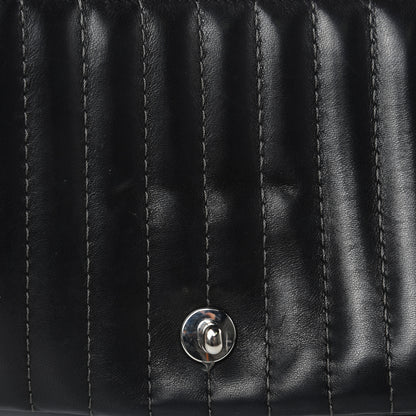 Chanel Lambskin Vertical Quilted Medium Single Flap Black 17 of 17