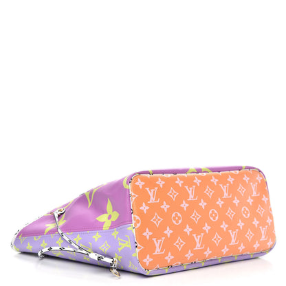 Louis Vuitton Monogram Giant Neverfull MM Pink Lilac 4 of 11