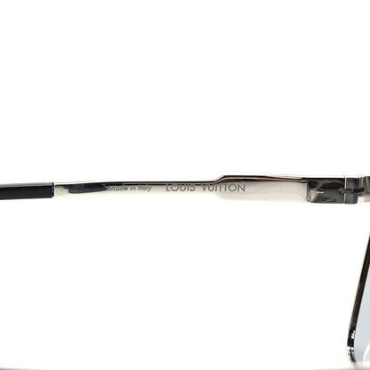 Louis Vuitton Metal Swarovski Crystal Cyclone Sunglasses Z1815U Silver 5 of 7