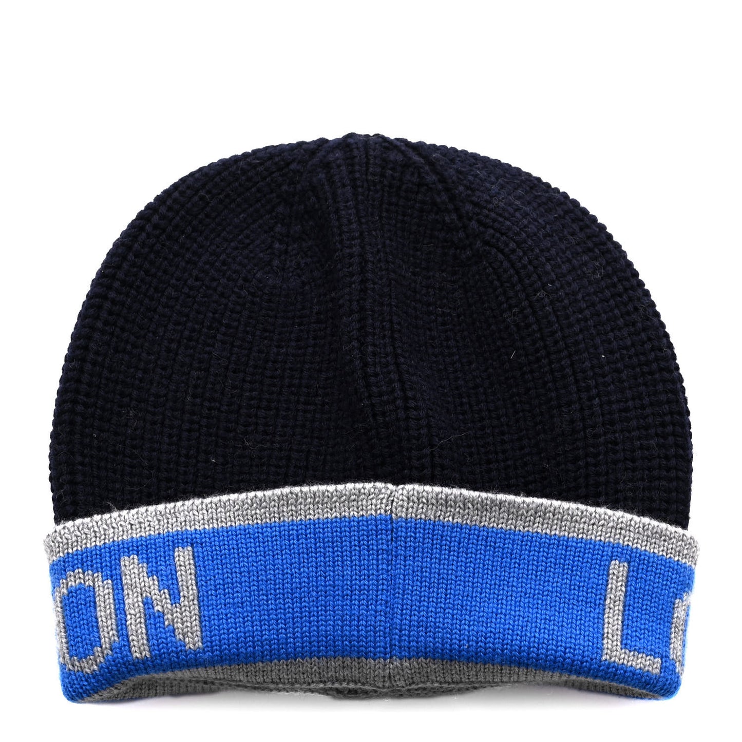 Wool Beanie Hat Navy