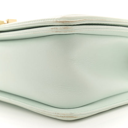 Chanel Lambskin Quilted Medium Boy Flap Light Green 10 of 16