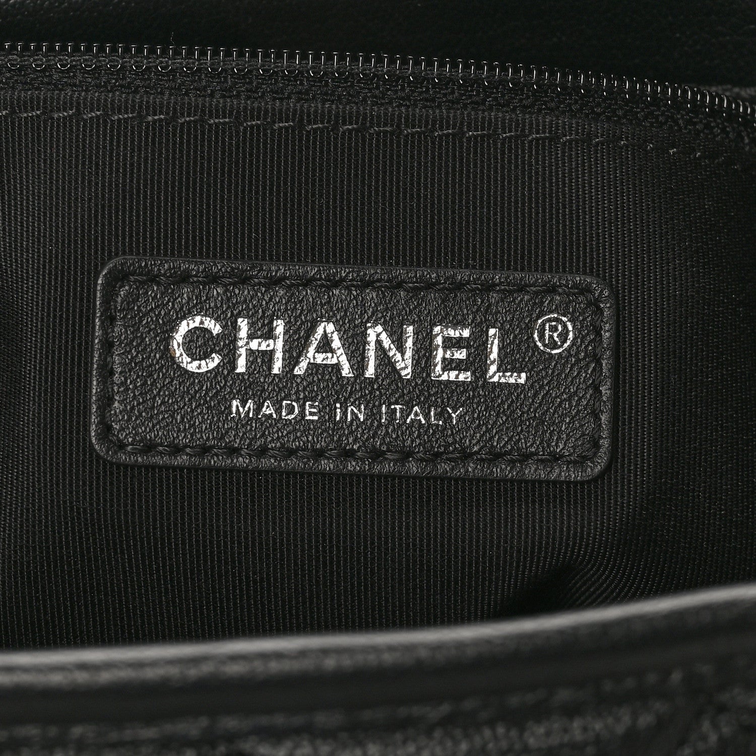 Chanel Patent Goatskin Quilted Medium Gabrielle Hobo Black 6 of 10