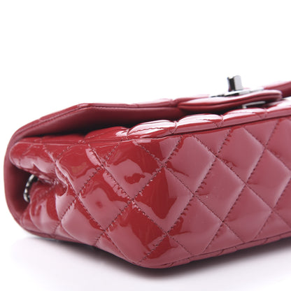 Chanel Patent Calfskin Quilted Mini Rectangular Flap Red 8 of 12