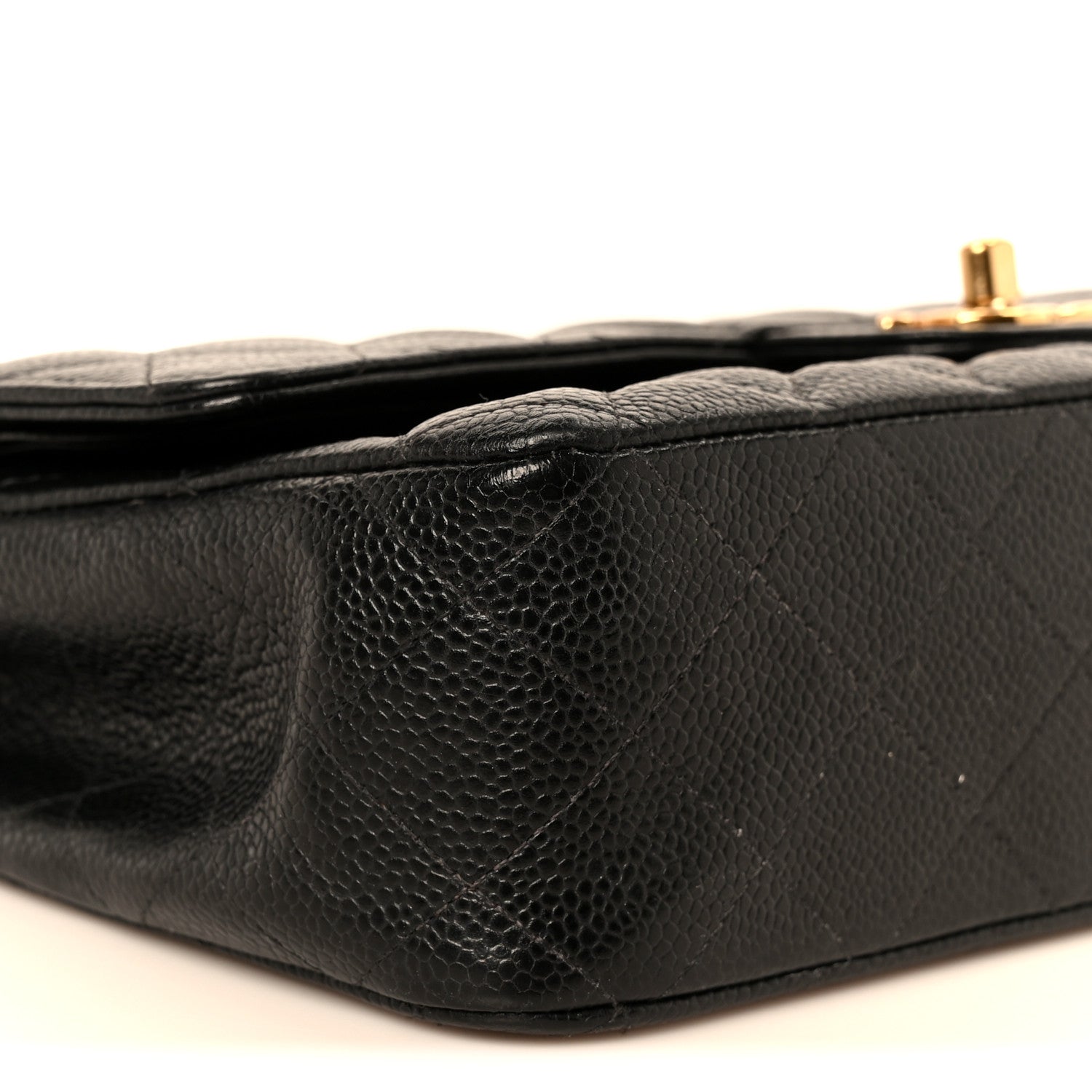 Chanel Caviar Quilted Medium Double Flap Black 10 of 12