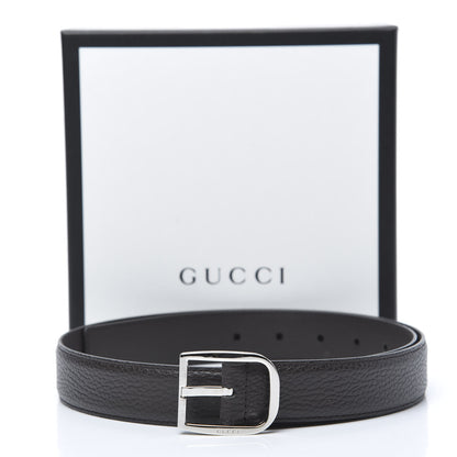 Gucci Calfskin Belt 85 34 Dark Brown 7 of 7