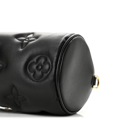 Louis Vuitton Calfskin Bubblegram Papillon BB Black 8 of 10