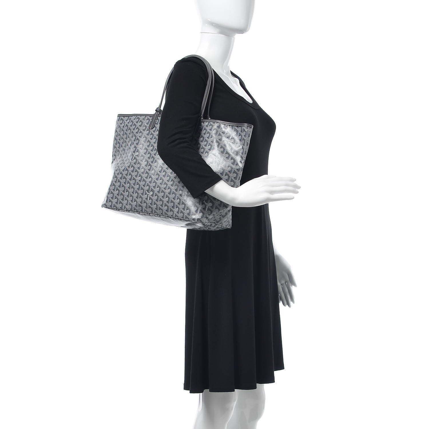 Goyard Goyardine Saint Louis PM Grey 2 of 8