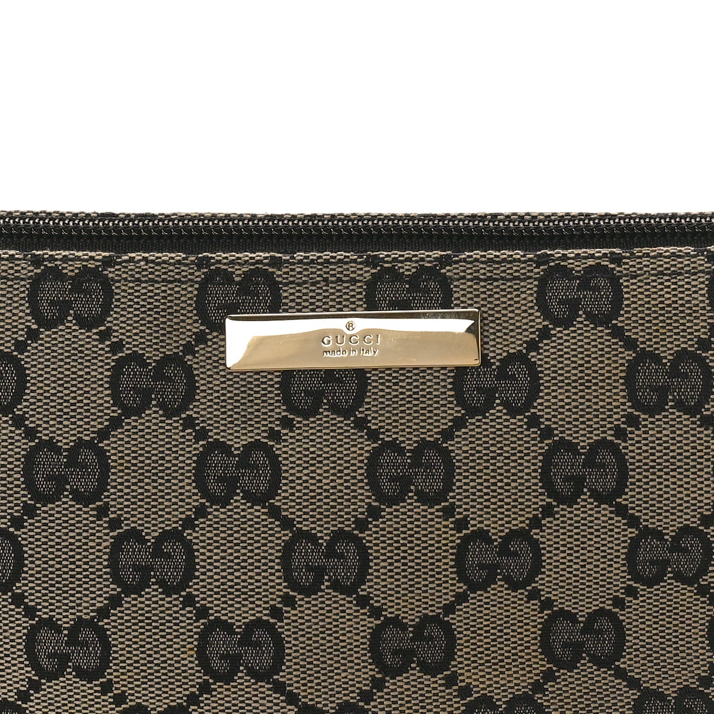 Gucci Monogram Boat Pochette Black 8 of 12
