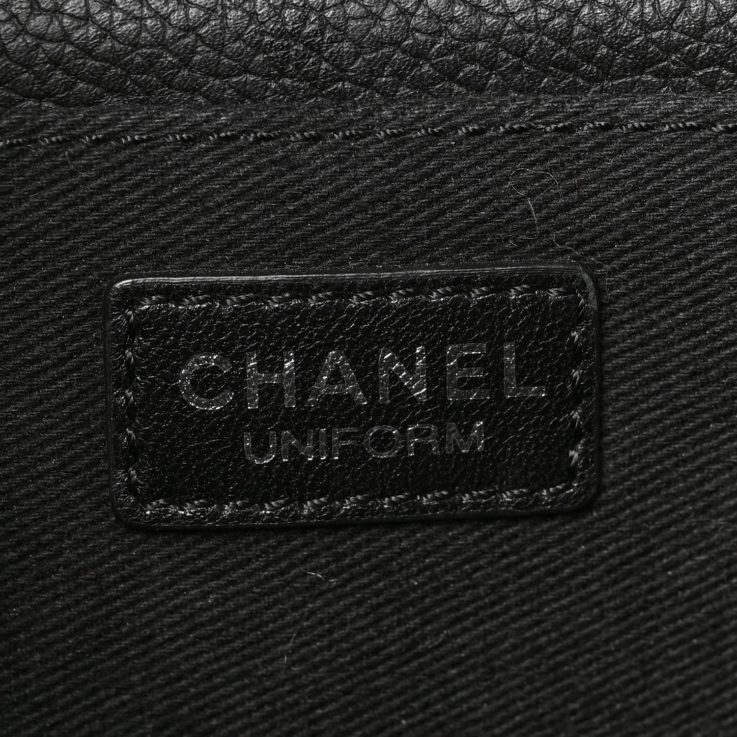 Chanel Grained Calfskin Quilted 2.55 Reissue Flap Belt Bag Clutch Black 7 of 9