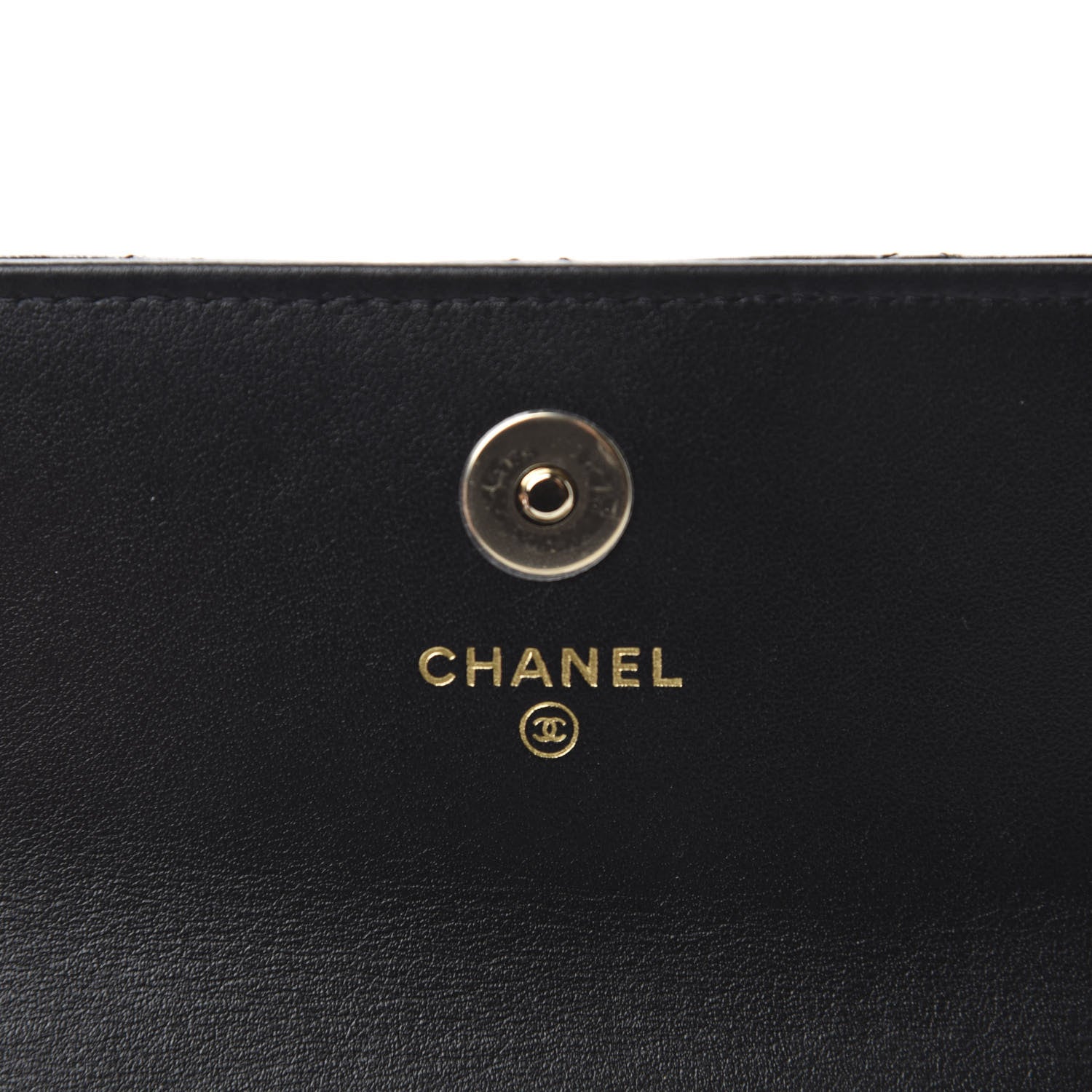 Chanel Calfskin Quilted Maxi Pearls Clutch With Chain Black 8 of 12