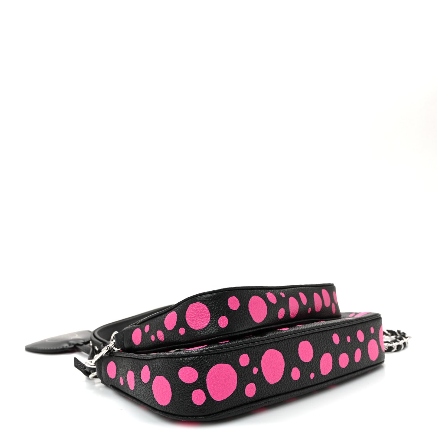 LV X YK Empreinte Multi Pochette Accessories Black Fuchsia