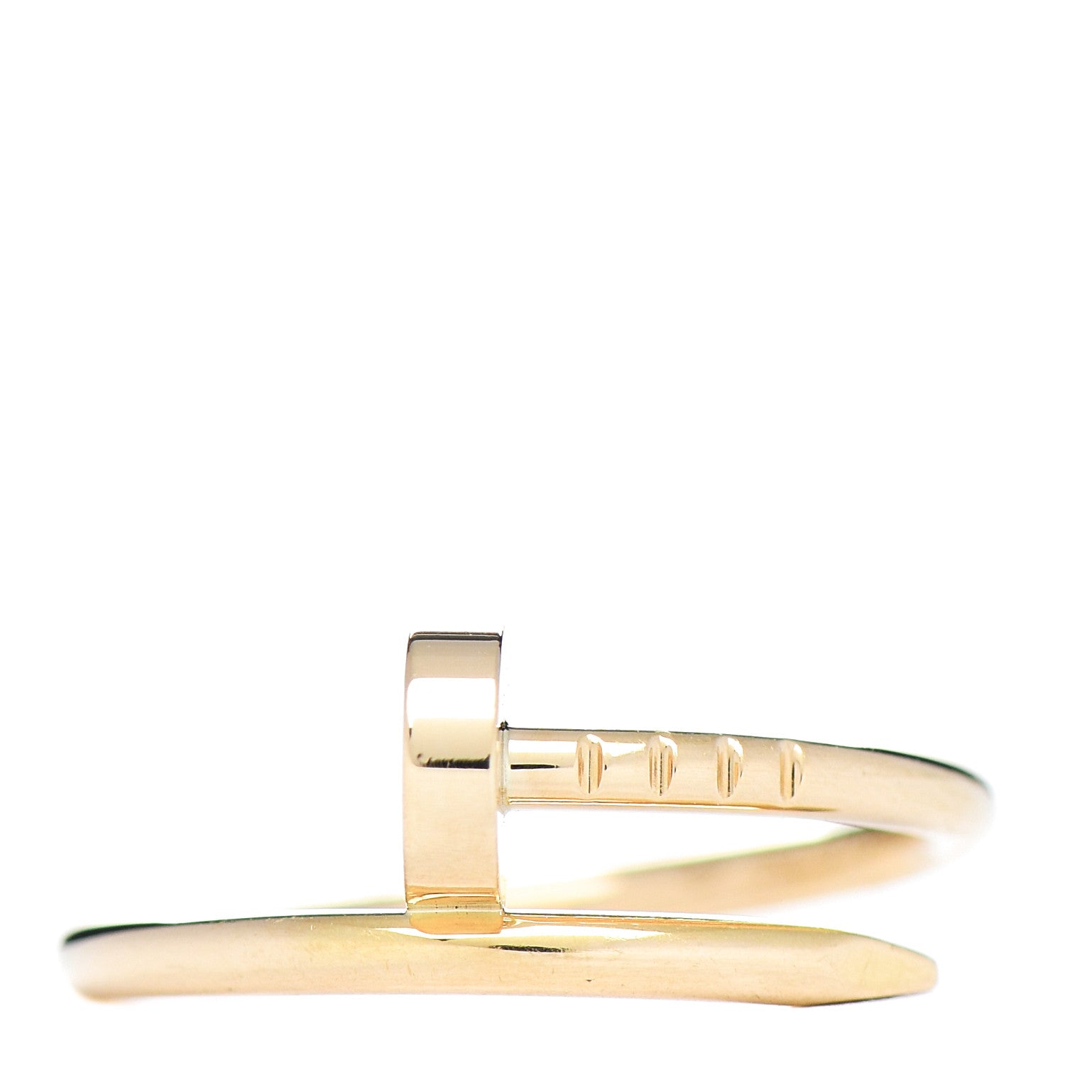 Cartier 18K Yellow Gold Small Juste Un Clou Ring 50 5.25 1 of 5