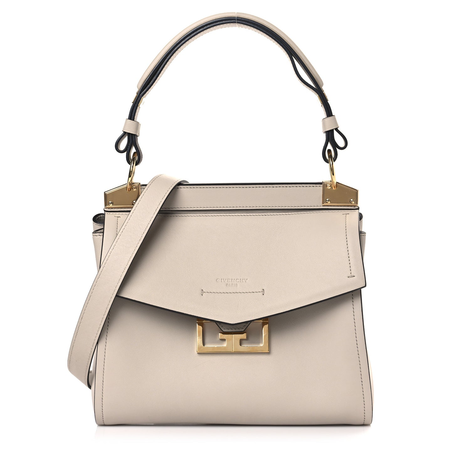Calfskin Small Mystic Shoulder Bag Natural