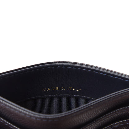 Chanel Caviar Quilted Card Holder Navy 6 of 7