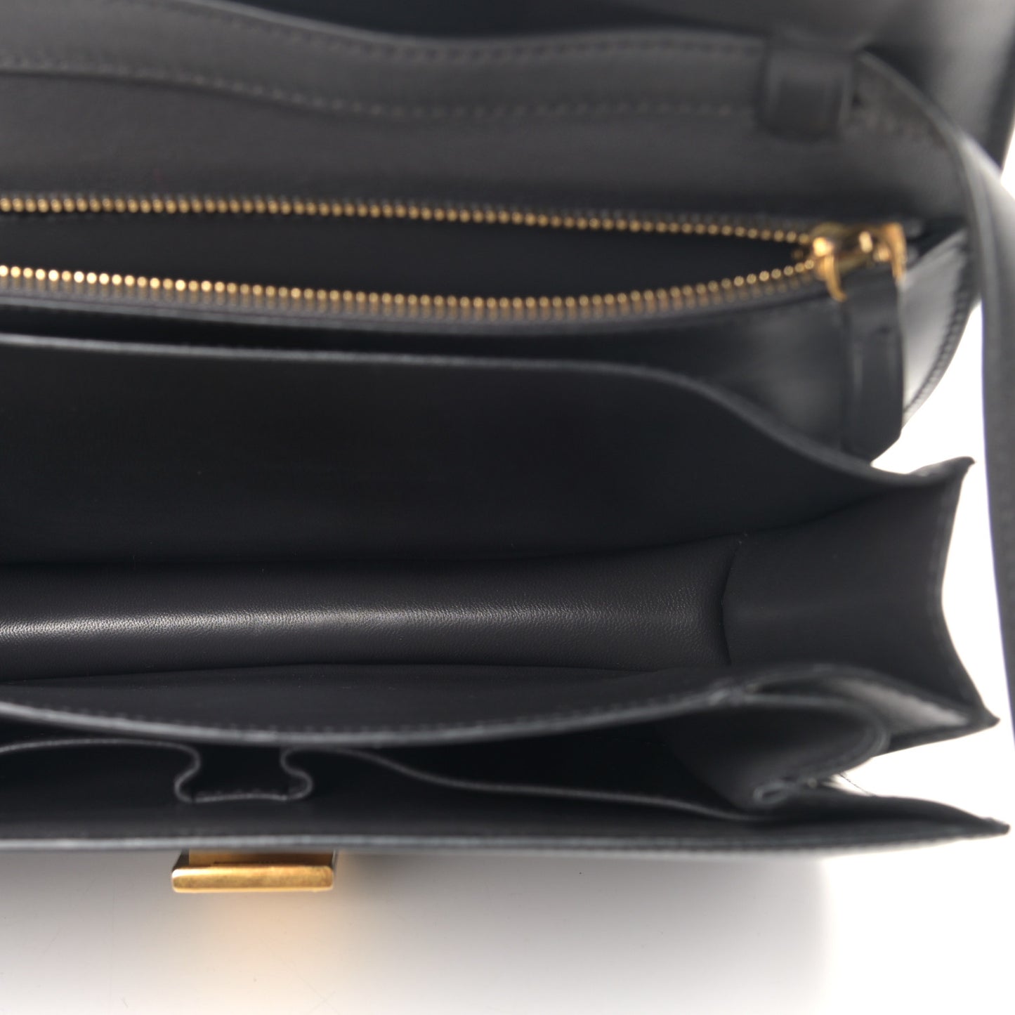 Box Calfskin Medium Classic Box Flap Bag Anthracite