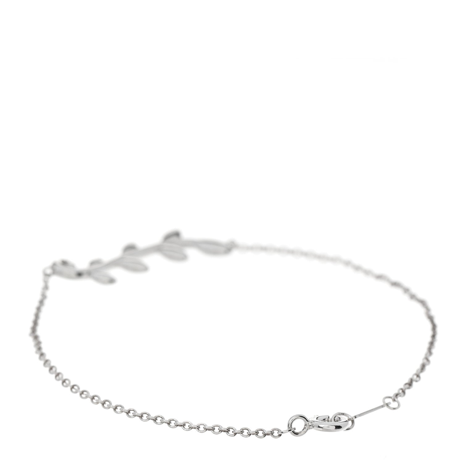 Tiffany Sterling Silver Paloma Picasso Olive Leaf Vine Bracelet 2 of 4