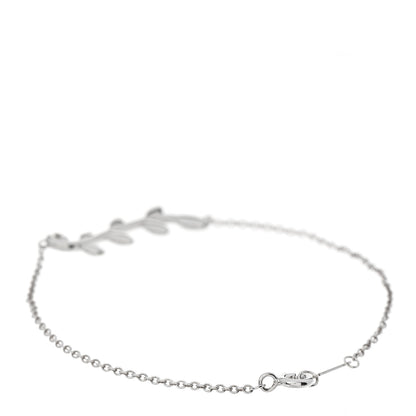 Tiffany Sterling Silver Paloma Picasso Olive Leaf Vine Bracelet 2 of 4