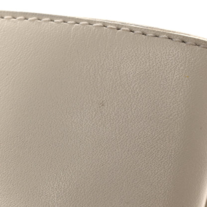 Gucci Kensington Calfskin Nappa GG Supreme Monogram Womens Double Buckle Ankle Boots 36.5 Mystic White Beige 15 of 16