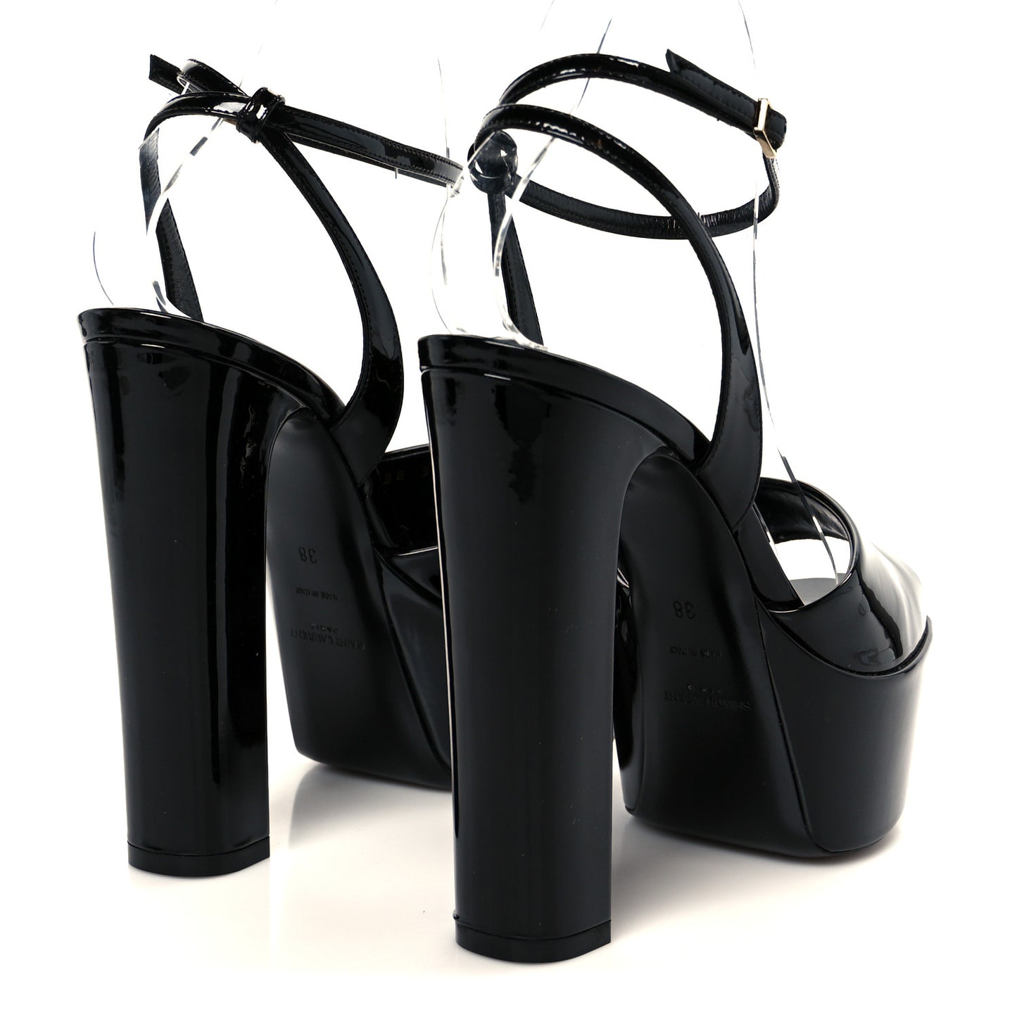 Vernice Grupy Sexy 95 Tanouk Platform Sandals 38 Black