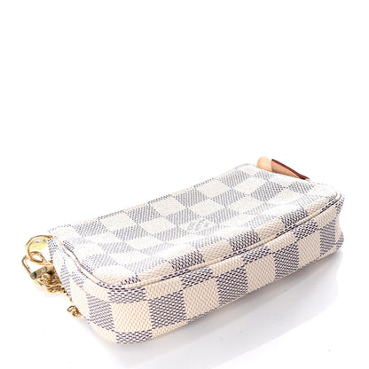 Louis Vuitton Damier Azur Mini Pochette Accessories 3 of 7