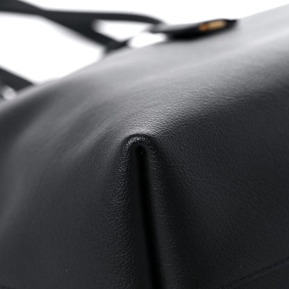 Saint Laurent Calfskin Large Shopping Tote Black 8 of 12