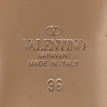 Valentino Garavani Patent Nappa Rockstud Ballerina Flats 36 Rose Violet Poudre 6 of 9