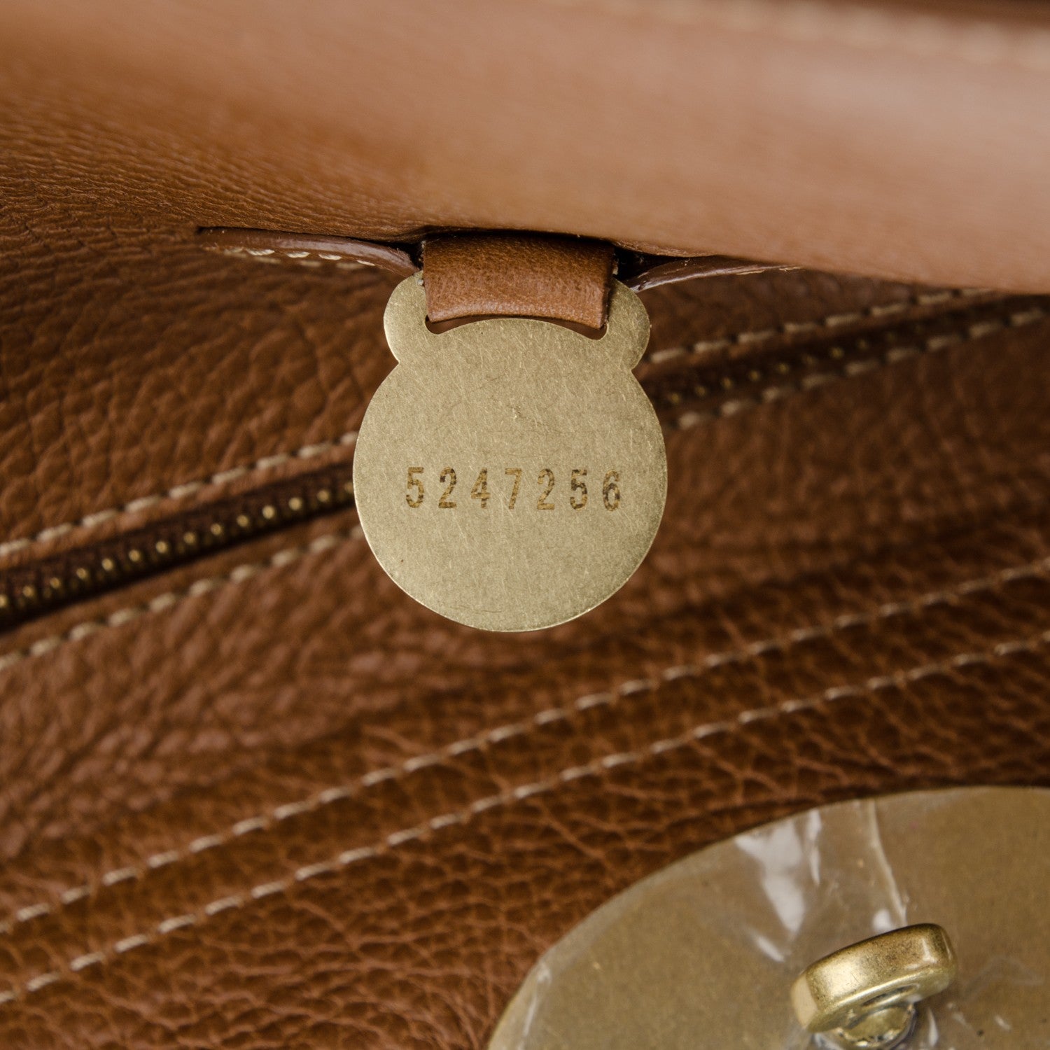 Mulberry Natural Leather Bayswater Tote Oak 7 of 7