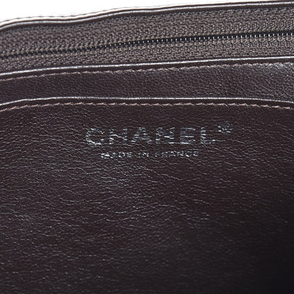Chanel Lambskin Quilted Jumbo Single Flap Dark Brown 6 of 7