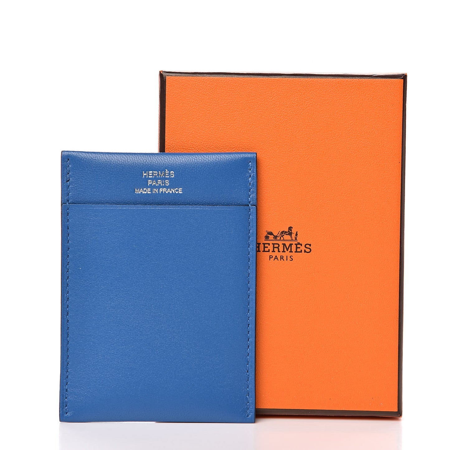 Silkiss Lambskin MC2 Gama Card Holder Bleu Zellige