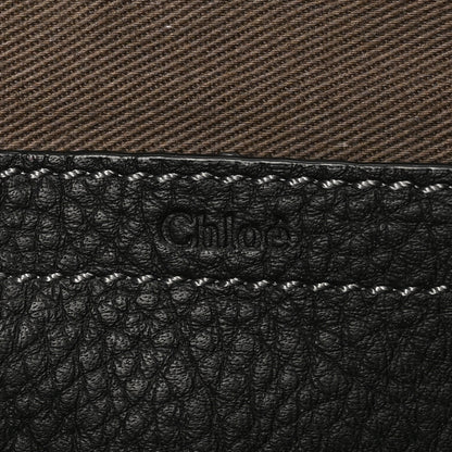 Chloe Grained Calfskin Small Marcie Saddle Bag Black 6 of 9