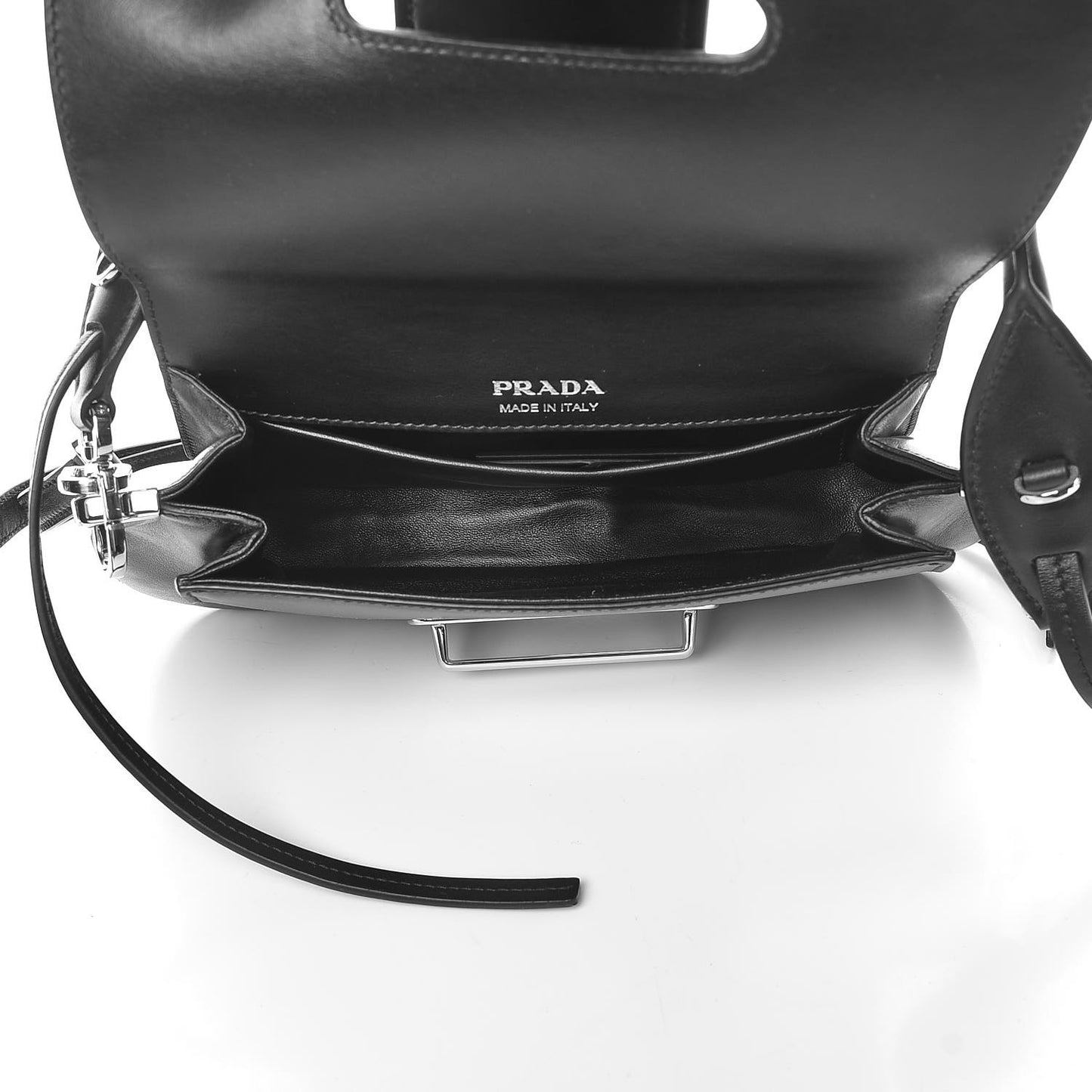 City Calfskin Sidonie Shoulder Bag Black