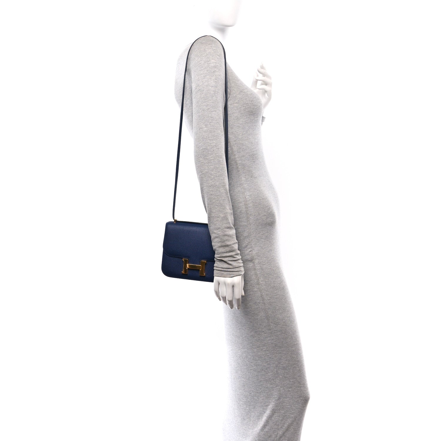 Hermes Epsom Constance 18 Bleu Saphir 2 of 18