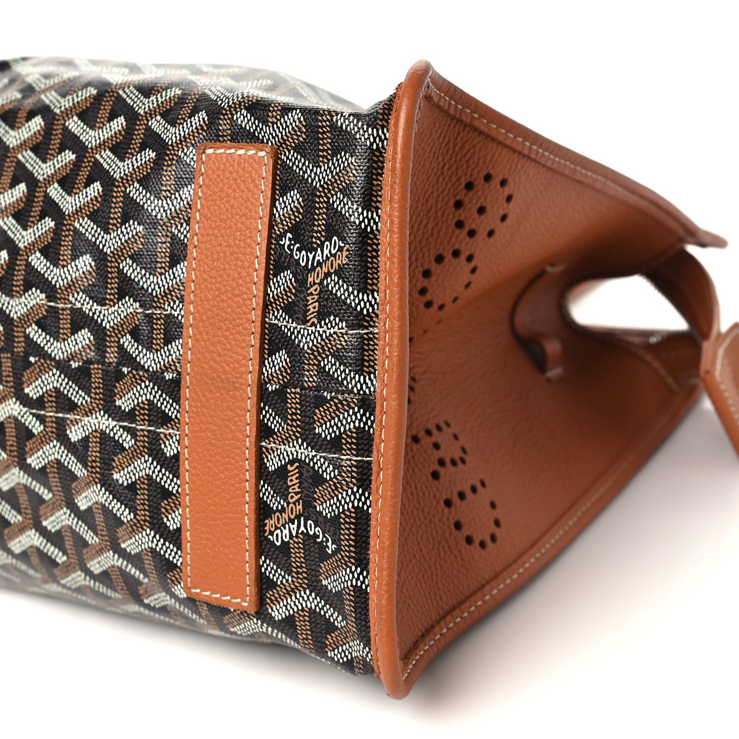 Goyard Goyardine Sac Hardy Pet Carrier PM Black Gold 9 of 10