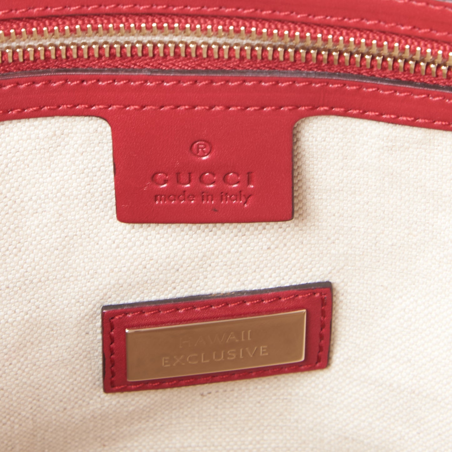 Monogram Heart Bit Charm Top Handle Tote Red