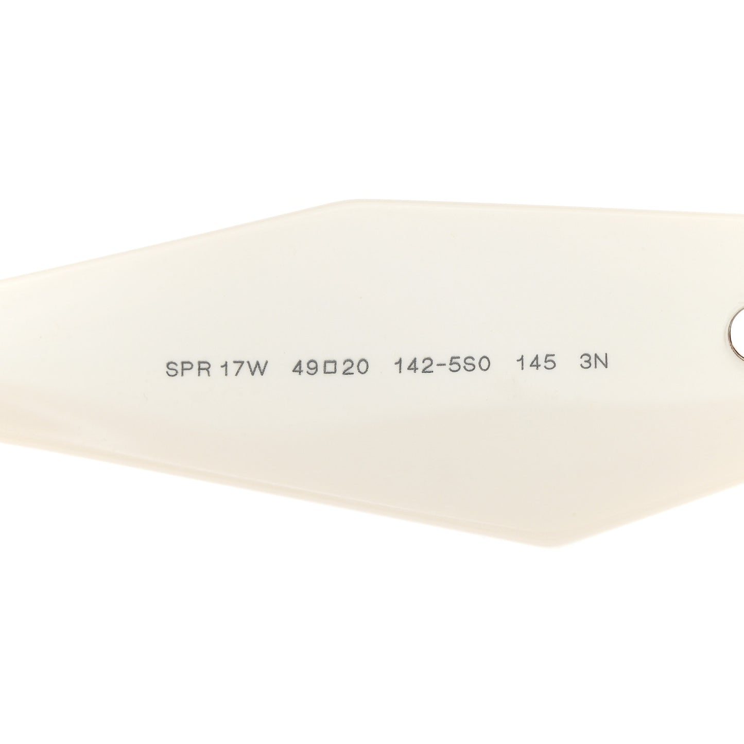 Acetate Symbole Sunglasses SPR 17W White